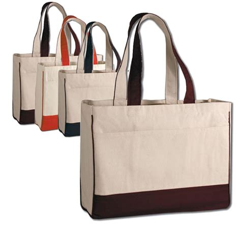 zippered canvas tote bags wholesale.